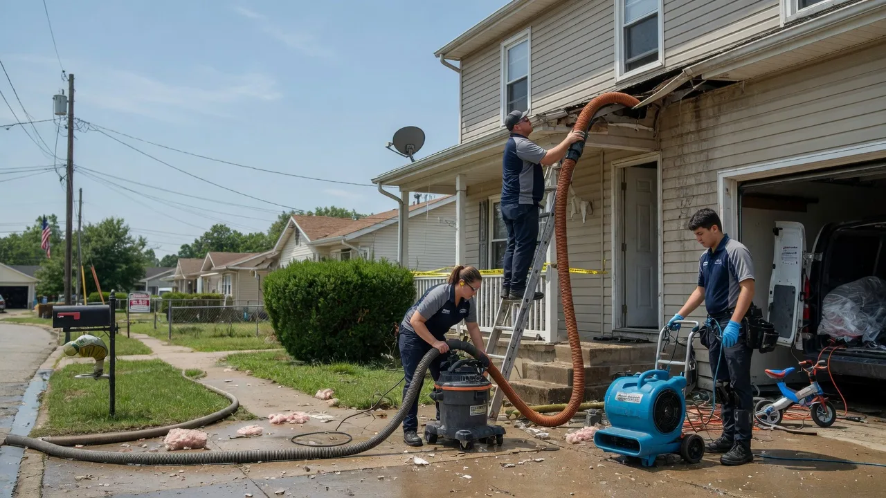 Water Damage Restoration in Girard, IL near me